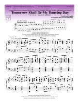 Tomorrow Shall Be My Dancing Day Handbell sheet music cover